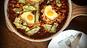 Shakshouka s cizrnou