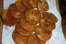 Smaženéá kolečka brambor