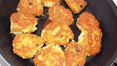 Tofu kuličky na zelenině