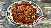 Trhané vepřové v domácí BBQ omáčce