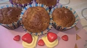 Vanilkové muffiny s malinami