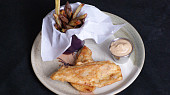 Vegan fish and chips