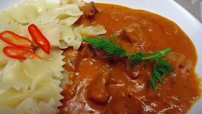 Vepřové kostky s čerstvým fenyklem