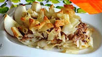 Zapékané makaróny s jablky