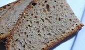 Žitný chléb podle Paula Hollywooda (celožitný chleba kynutý jen žitným kváskem (bez droždí))