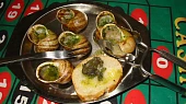 Hlemýždi (šneci) po burgundsku