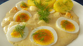Jemná fenyklová omáčka s vařenými vejci