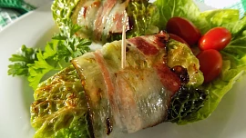 Kapustové závitky s masem a sýrem