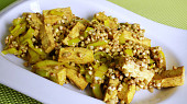 Pohanka na kari s tofu a pórkem