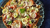 Tortillová  "pizza" s mletým masem