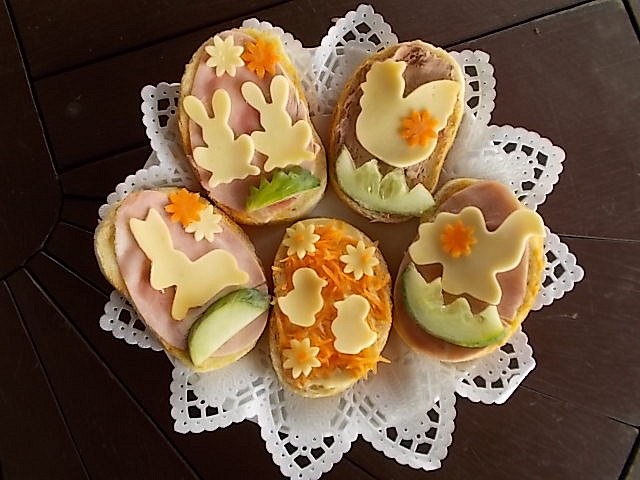 Velikonoční chlebíčky
