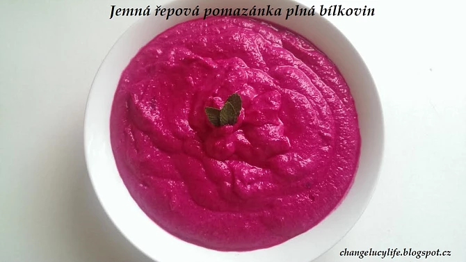 Zdravá lehká řepová pomazánka