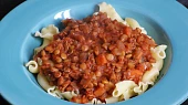 Čočkové ragú bolognese