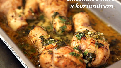 Limetkové kuře s koriandrem
