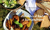 Limetkové kuře s koriandrem (můžete podávat s pečenými brambůrkami, caesar salátem či jen domácím chlebem... je to na vaší fantazii a chuti)