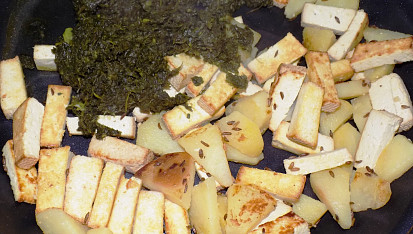 Mangoldová pánev s tofu