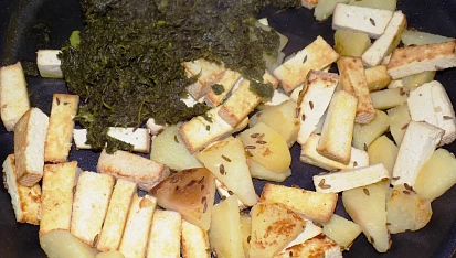 Mangoldová pánev s tofu