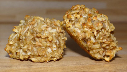Ovesné dietní müsli sušenky s jablkem