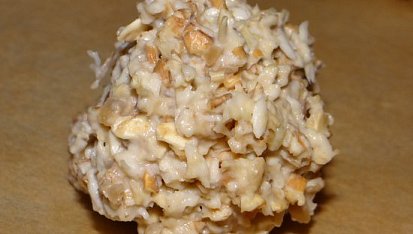 Ovesné dietní müsli sušenky s jablkem, Před upečením