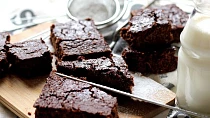 Květákové brownies