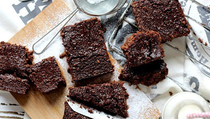 Květákové brownies