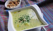 Pórková polévka se sýrem-rychlá a jednoduchá