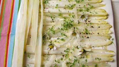 Chřestové carpaccio