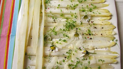 Chřestové carpaccio