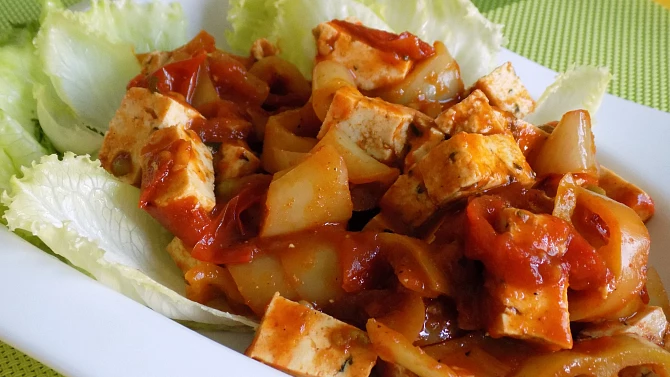 Tofu se zeleninou