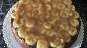 Banánový cheesecake s čokoládou