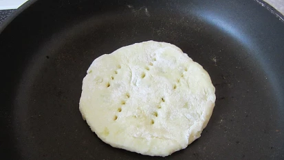 Bramborové placky z vařených brambor