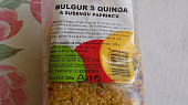 Bulgur s quinoa se sušenými rajčaty a žampiony