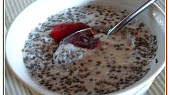 Chia "pudink" z tibetského kefíru