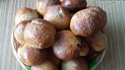 Sladké bulky s brusinkami