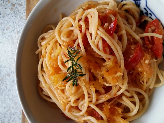 Špagety se špagetovou dýní