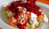 Šuba - salát s červenou řepou a rybou