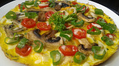 Žampionovo-kuřecí omeleta