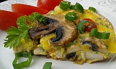 Žampionovo-kuřecí omeleta