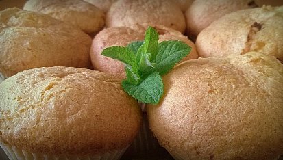 Bezlepkové kokosové mufinky s nugetou