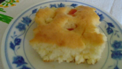 Bleskový kefírový koláč s ovocem, Bleskový kefírový koláč
