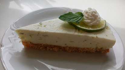 Limetkový cheesecake