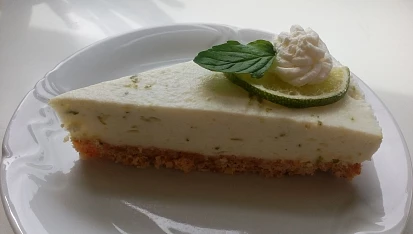 Limetkový cheesecake