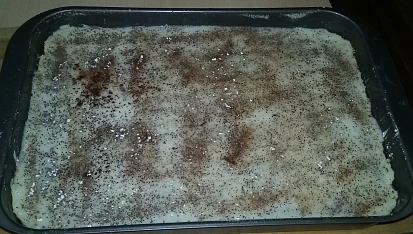 Řezy s tvarohovo - kokosovými kuličkami