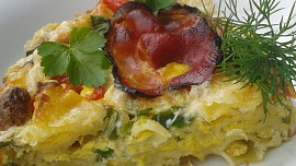 Těstovinová frittata