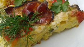 Těstovinová frittata