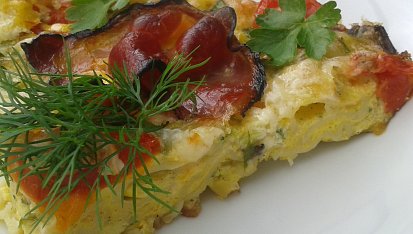 Těstovinová frittata