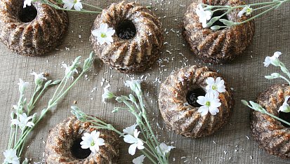 Veganské kokosové bábovičky s rýžovou moukou