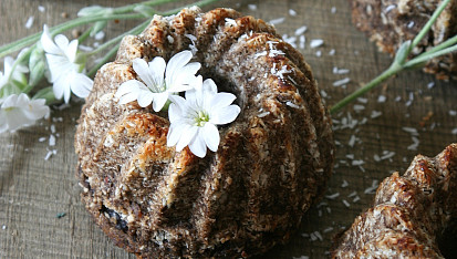 Veganské kokosové bábovičky s rýžovou moukou