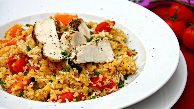 Bulgur s grilovanou zeleninou