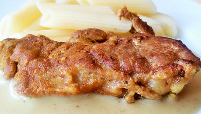 Krkovice v curry marinádě, Krkovice na curry